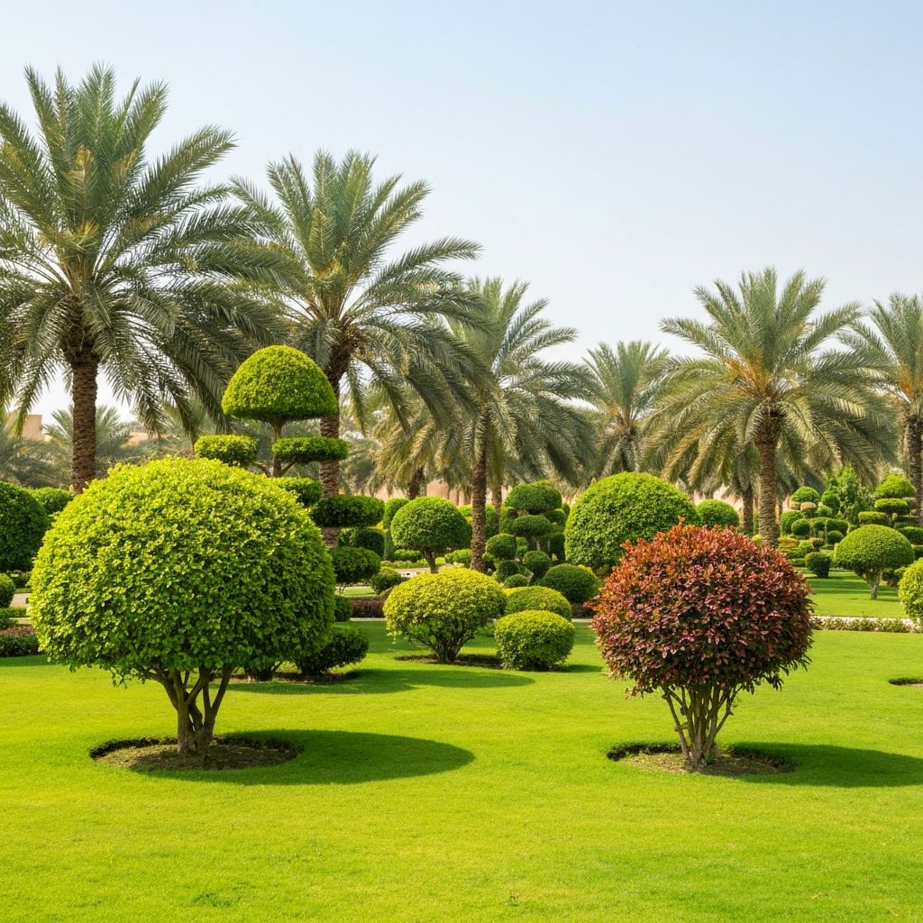 زراعة الأشجار والنباتات